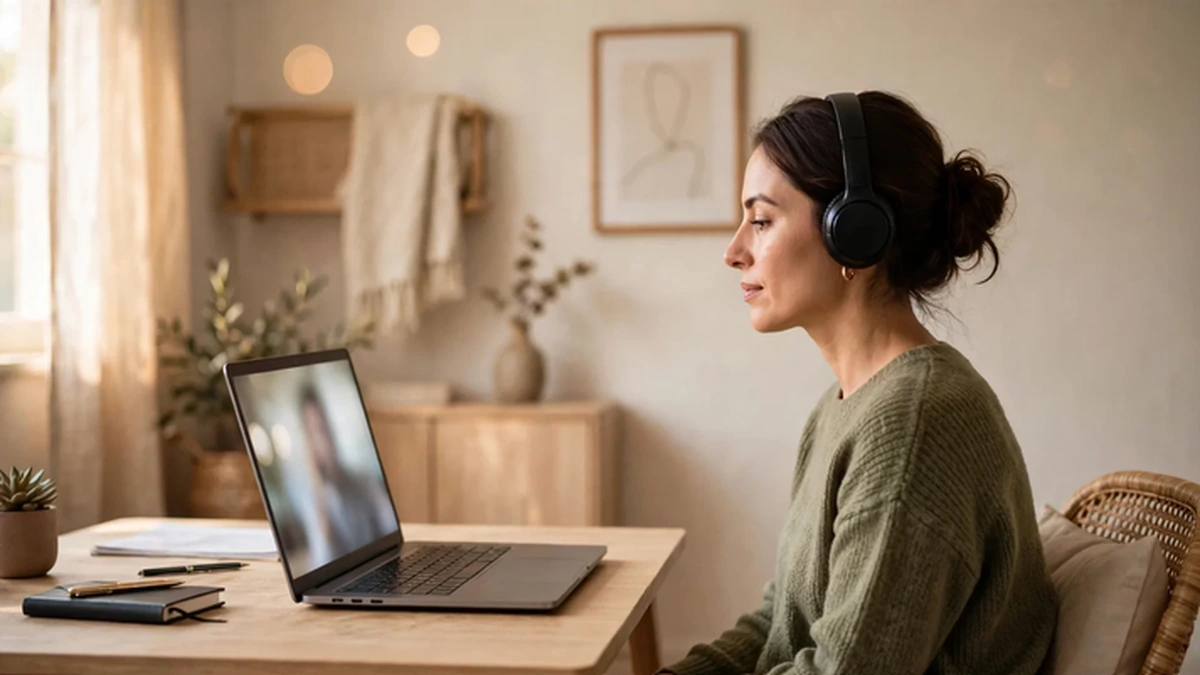 Blog article image for the benefits of online therapy